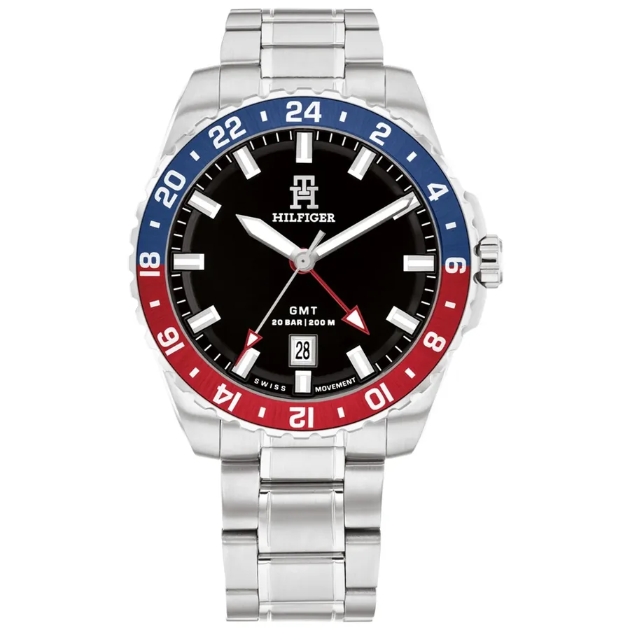Tommy Hilfiger TH85 42mm Black Dial, front view
