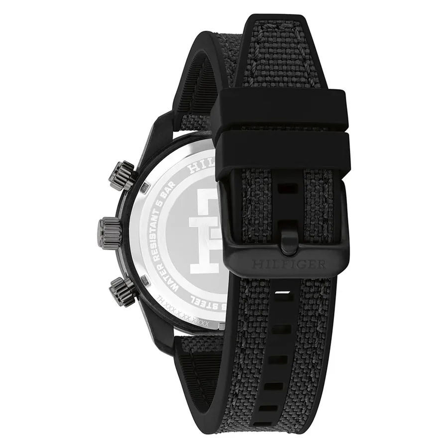 Tommy Hilfiger TH85 Carbon Chrono 42mm Black Dial, view 4