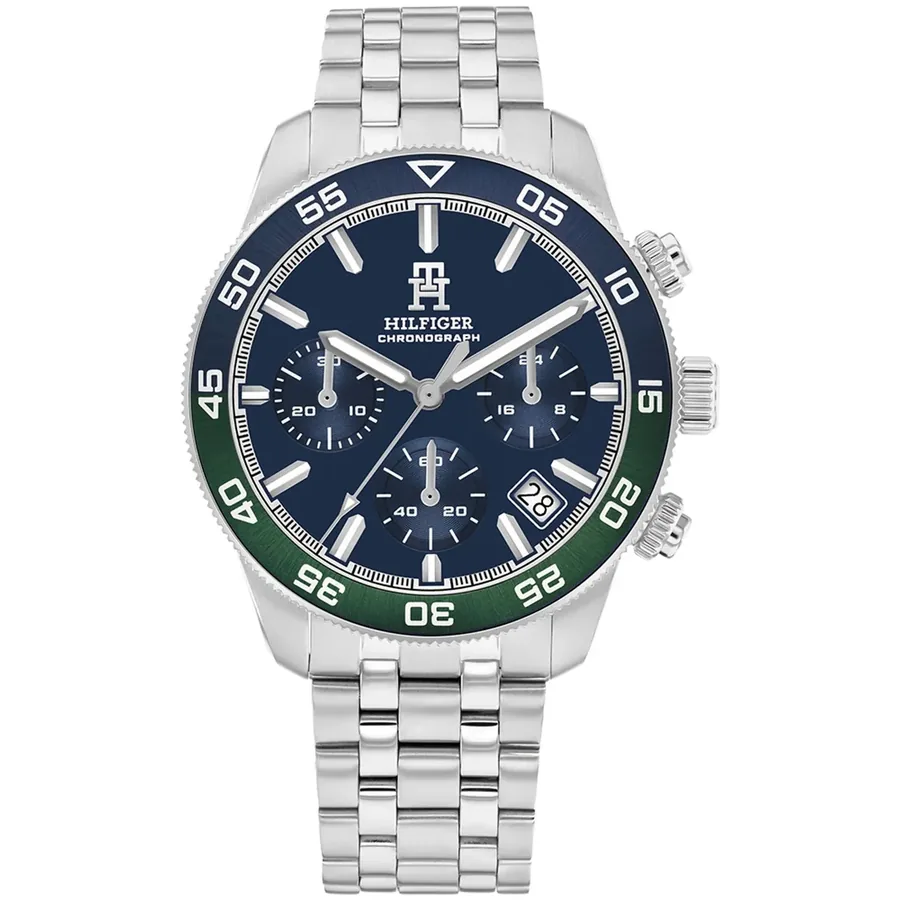 Tommy Hilfiger TH85 Chrono 41mm Blue Dial, front view