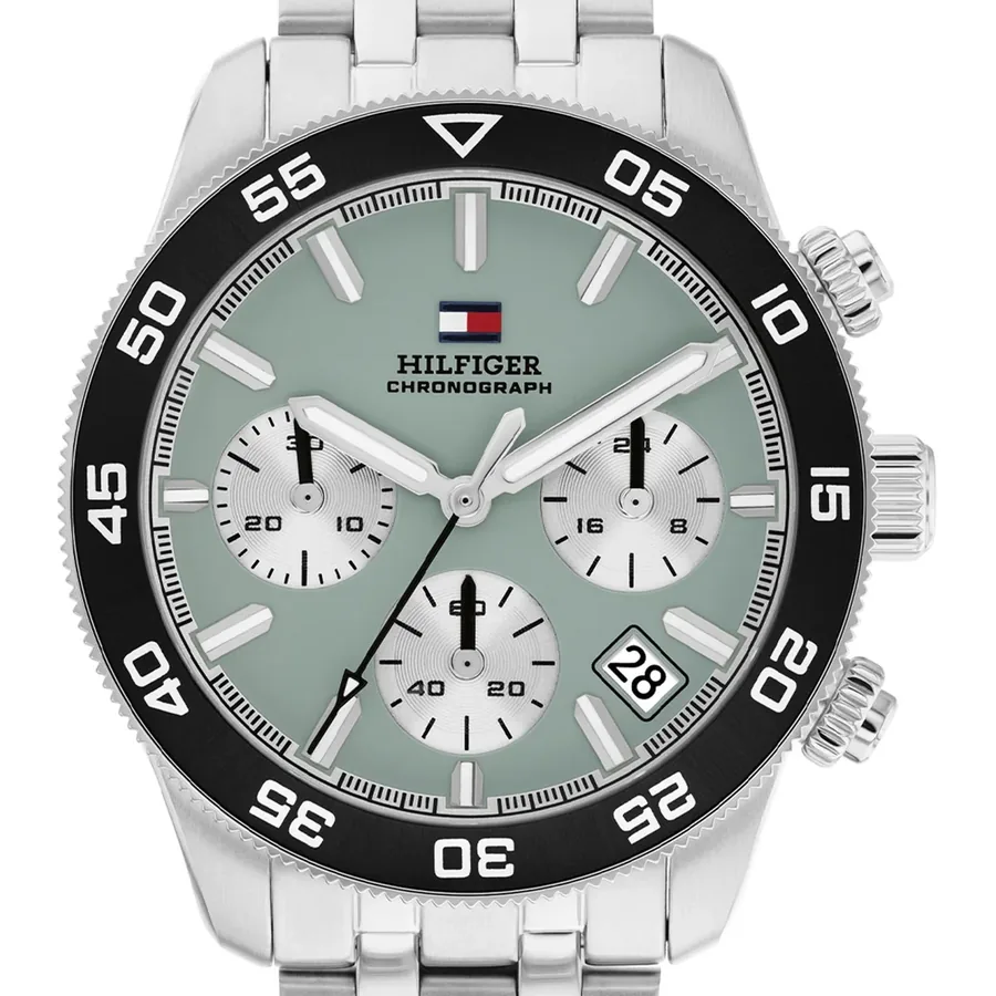 Tommy Hilfiger TH85 Chronograph 41mm Blue-Green Dial, view 3