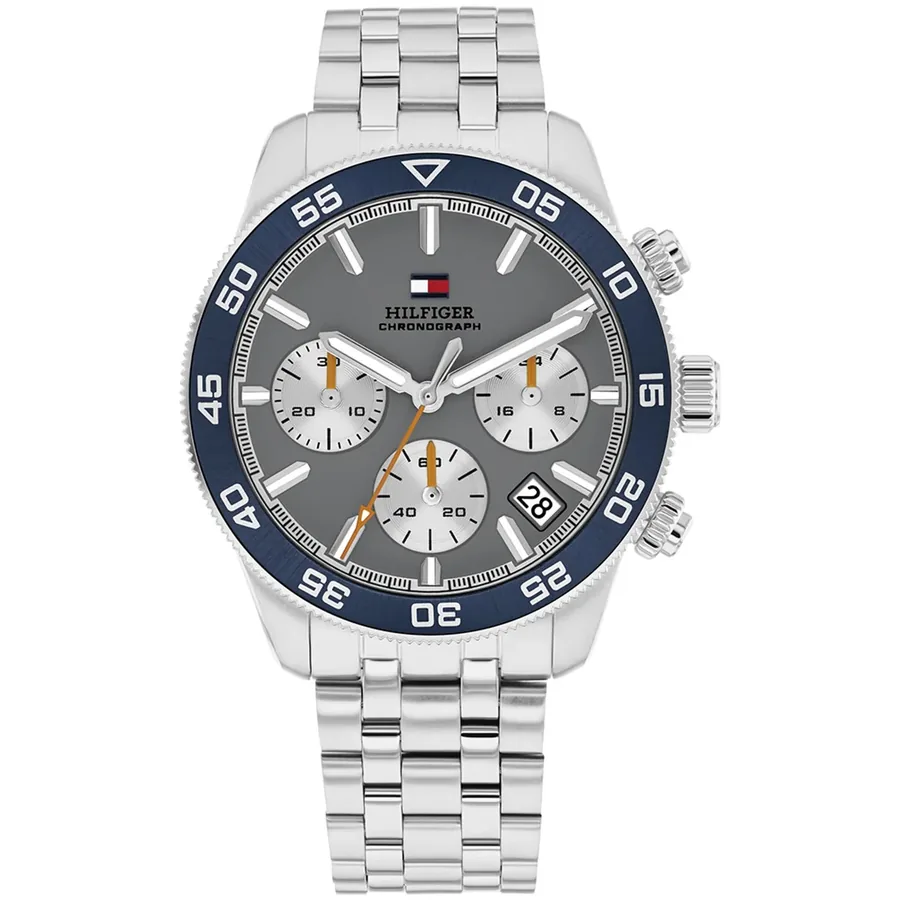 Tommy Hilfiger TH85 Chronograph 41mm Grey Dial, front view