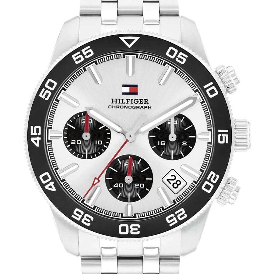 Tommy Hilfiger TH85 Chronograph 41mm Silver Dial, view 3