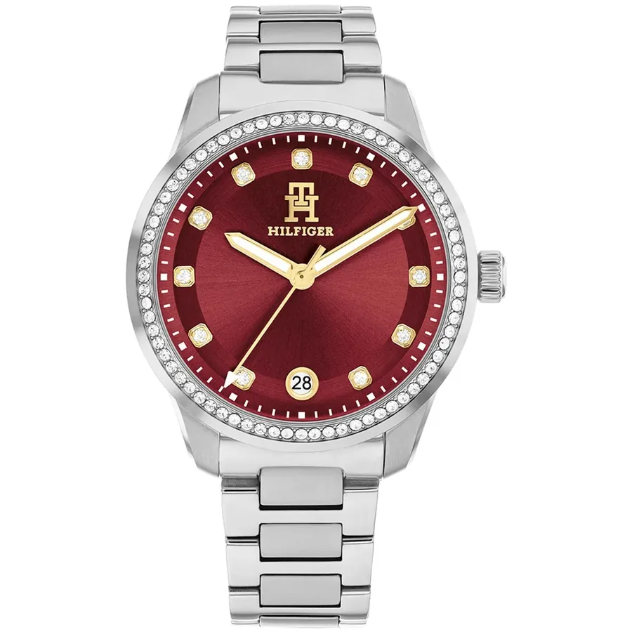 Tommy Hilfiger TH85 Crystals 36mm Cherry Dial, front view