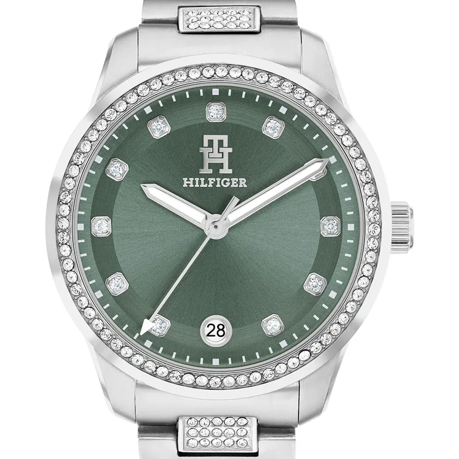 Tommy Hilfiger TH85 Crystals 36mm Green Dial, view 2