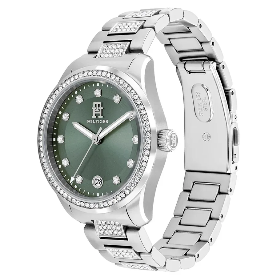 Tommy Hilfiger TH85 Crystals 36mm Green Dial, view 3