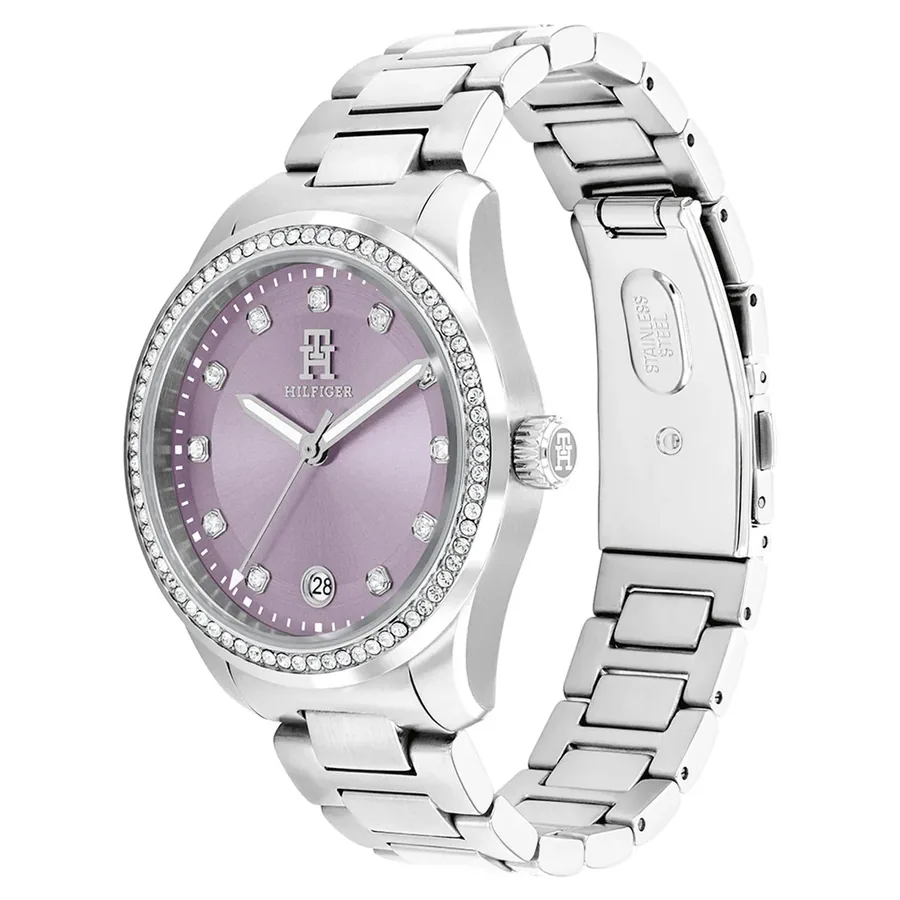Tommy Hilfiger TH85 Crystals 36mm Lilac Dial, view 3