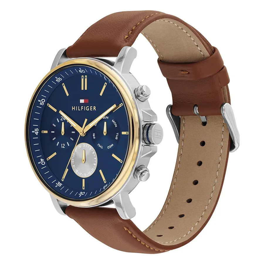 Tommy Hilfiger Tyson 43mm Blue Dial, Brown Leather Strap, Ref. 1710703, view 3