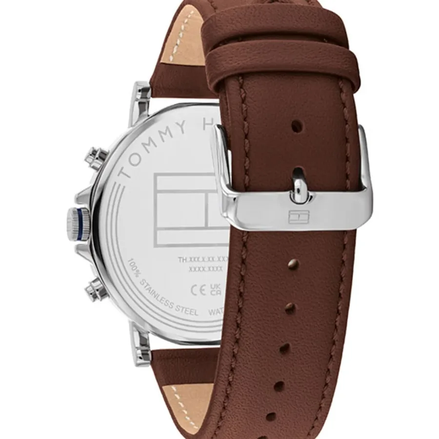 Tommy Hilfiger Tyson 43mm Blue Dial, Brown Leather Strap, Ref. 1710585, view 3