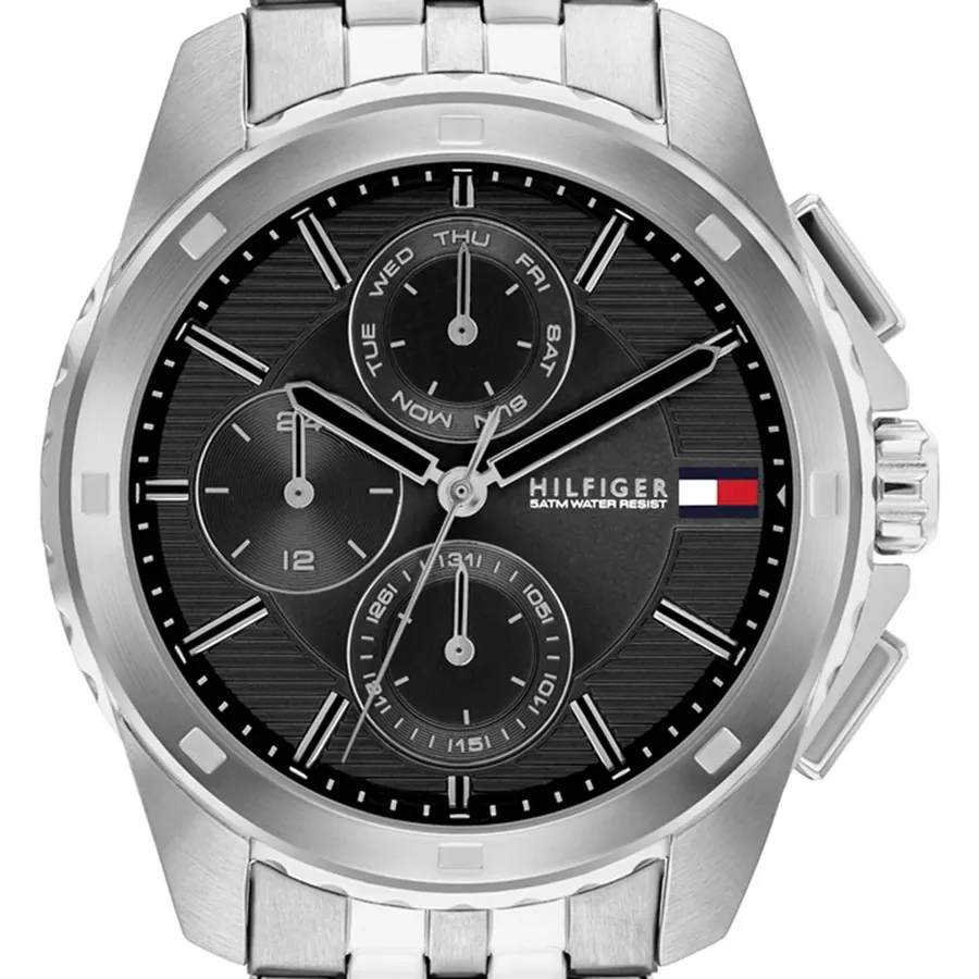 Tommy Hilfiger Walker 44mm Black Dial, view 2