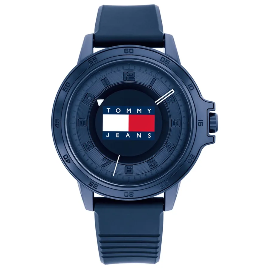 Tommy Jeans 44mm Blue Dial, front view