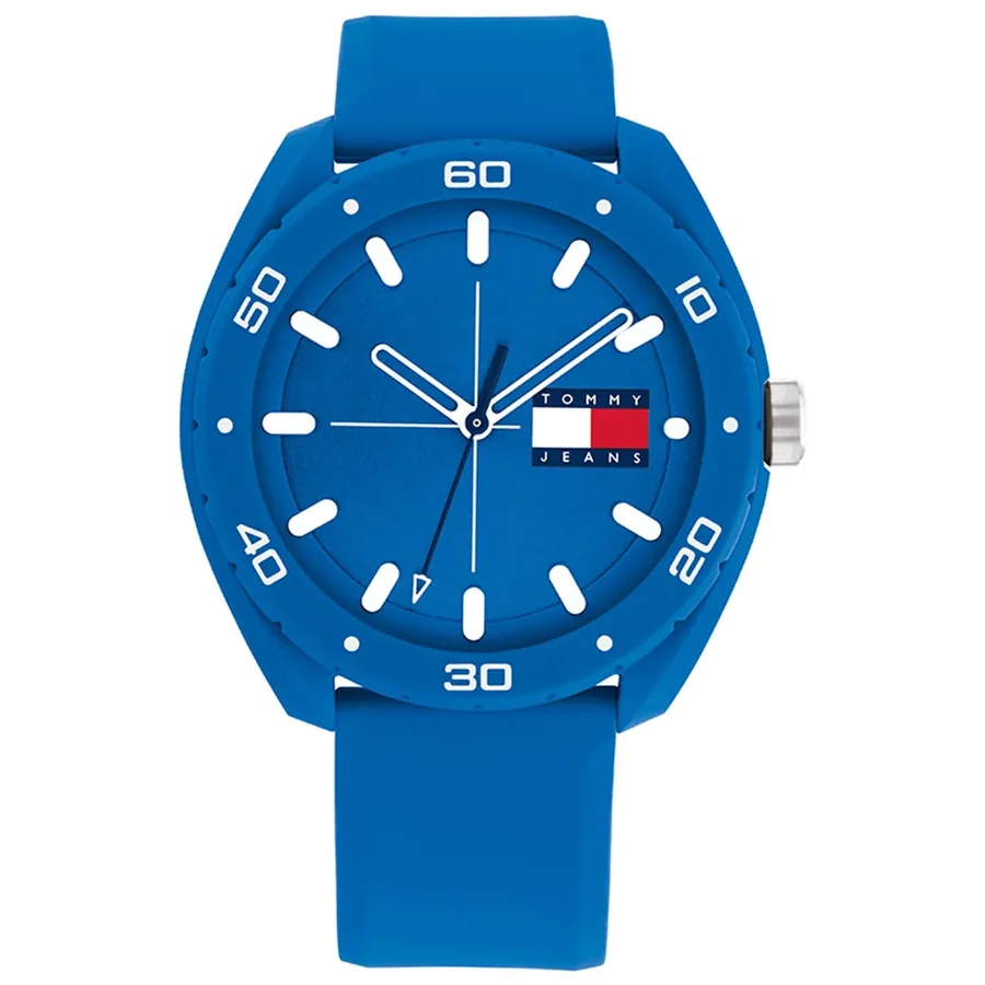Tommy Jeans Rio 45mm Blue Dial, front view