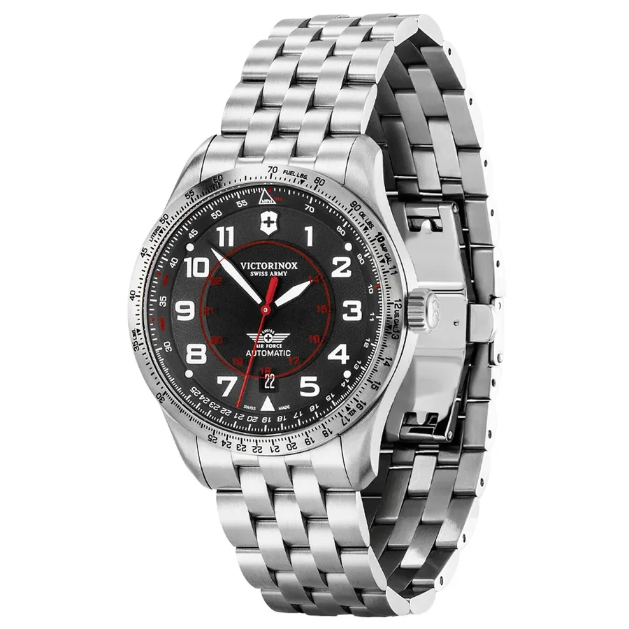 Victorinox Airboss Mechanical 42mm Black Dial, view 4