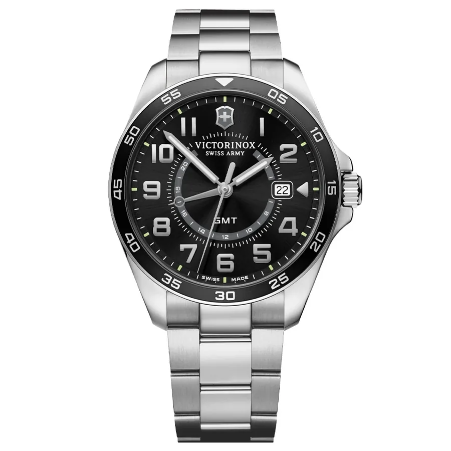 Victorinox Fieldforce 42mm Black Dial, front view