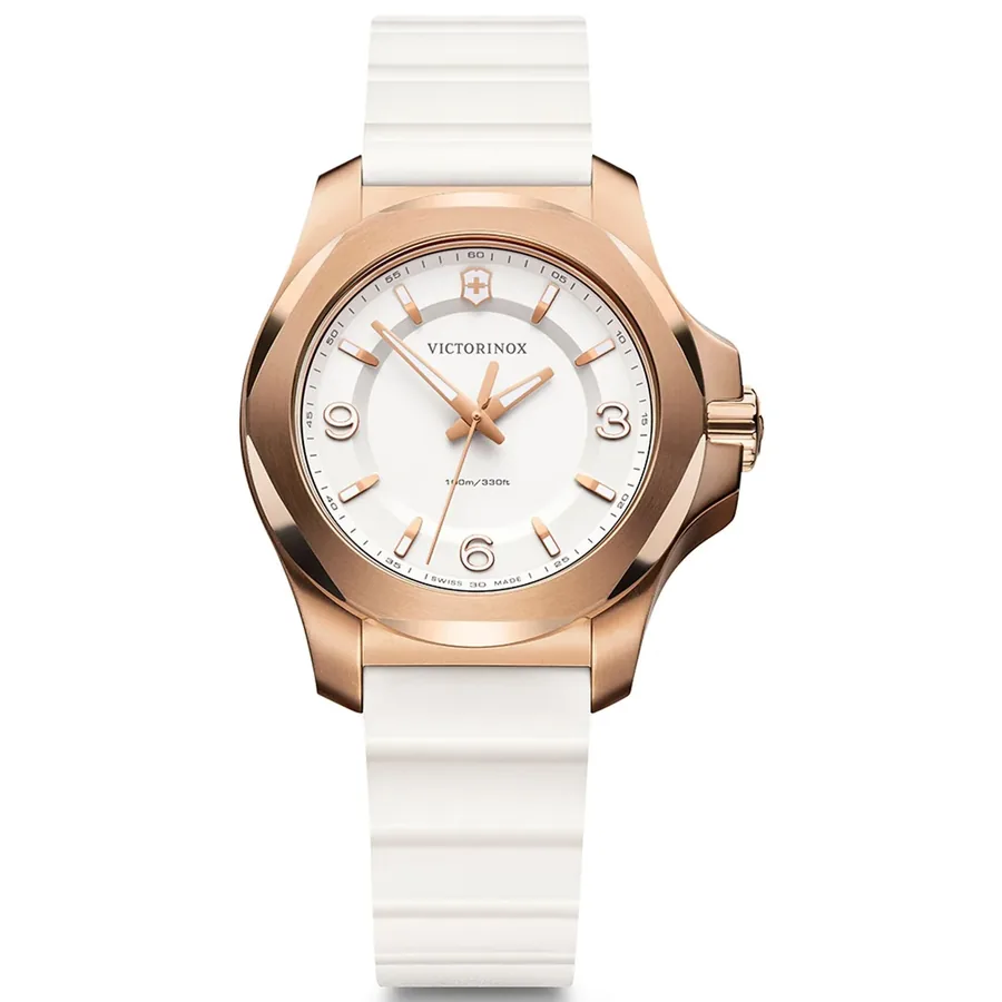 Victorinox I.N.O.X. 37mm White Dial, front view