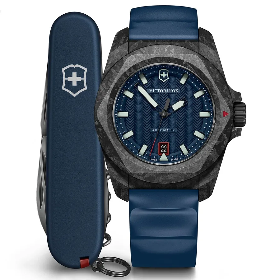 Victorinox I.N.O.X. 41mm Automatic Blue Dial, Ref. 242022.10, front view