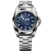 Blue dial / Silver-tone
