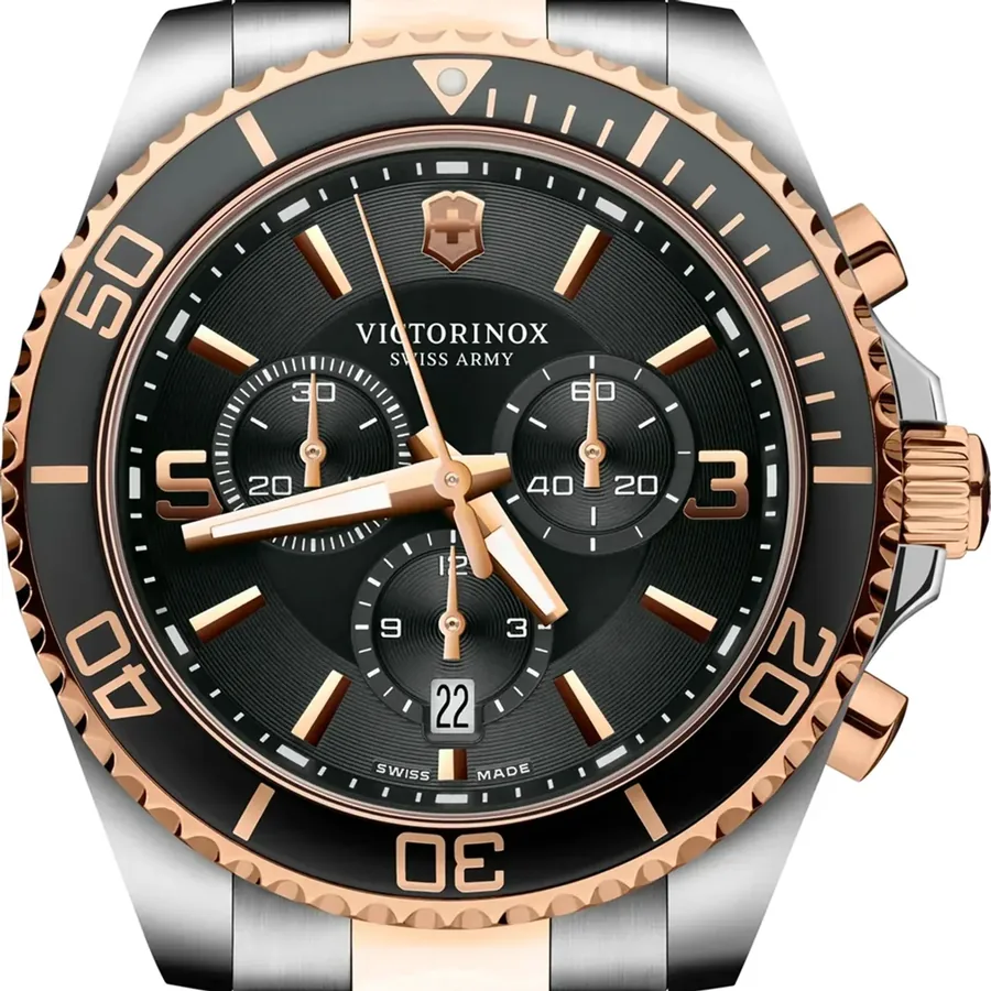 Victorinox I.N.O.X. 43mm Black Dial, view 2