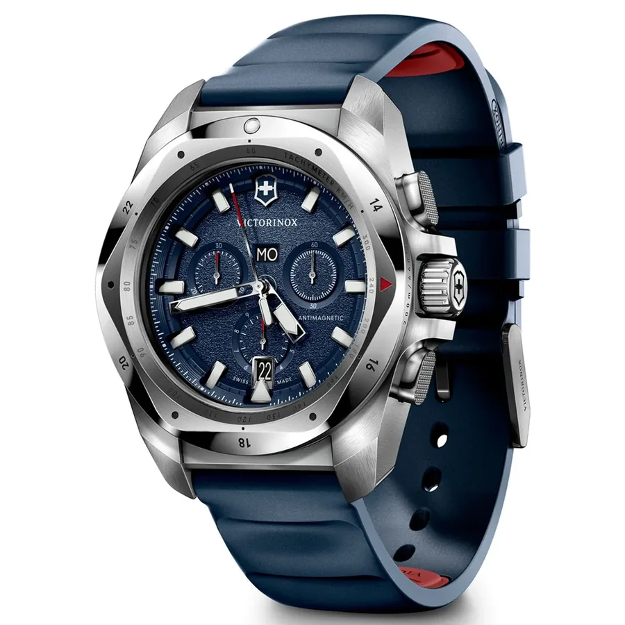 Victorinox I.N.O.X. 43mm Chronograph Blue Dial, view 2