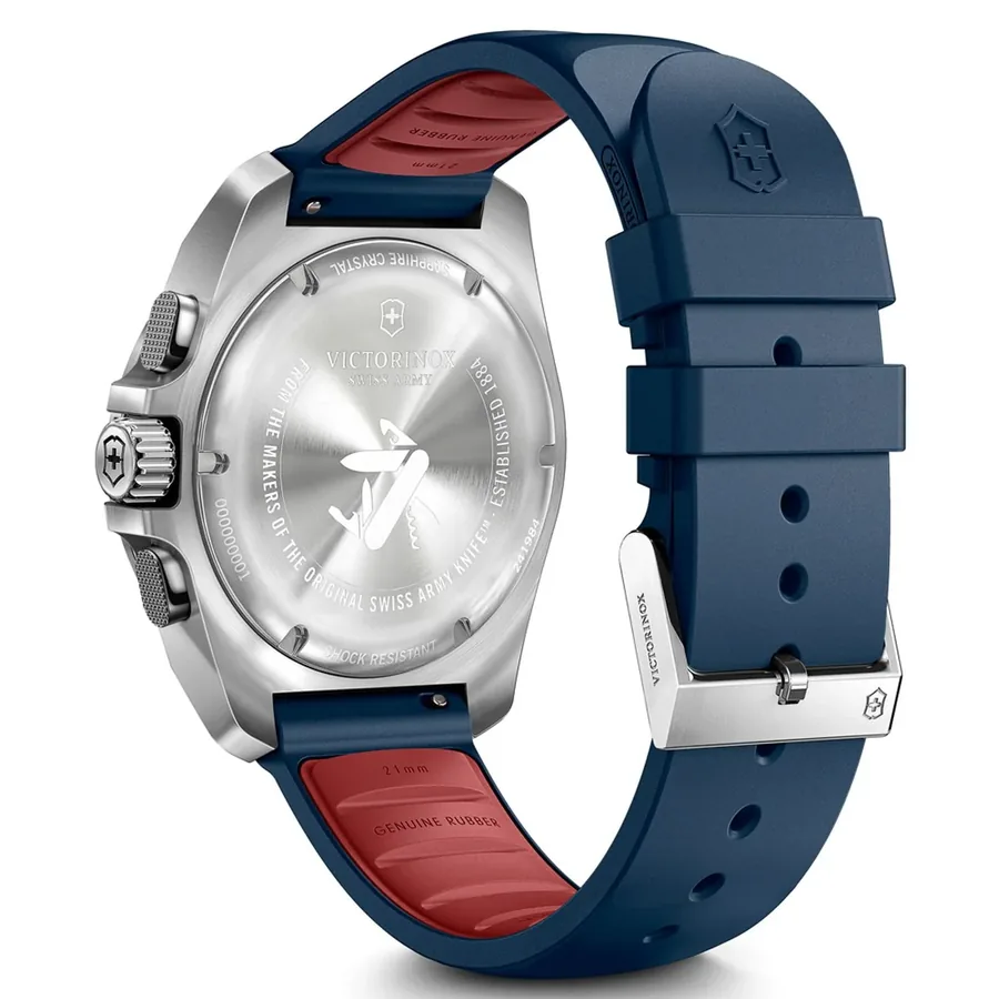 Victorinox I.N.O.X. 43mm Chronograph Blue Dial, view 3