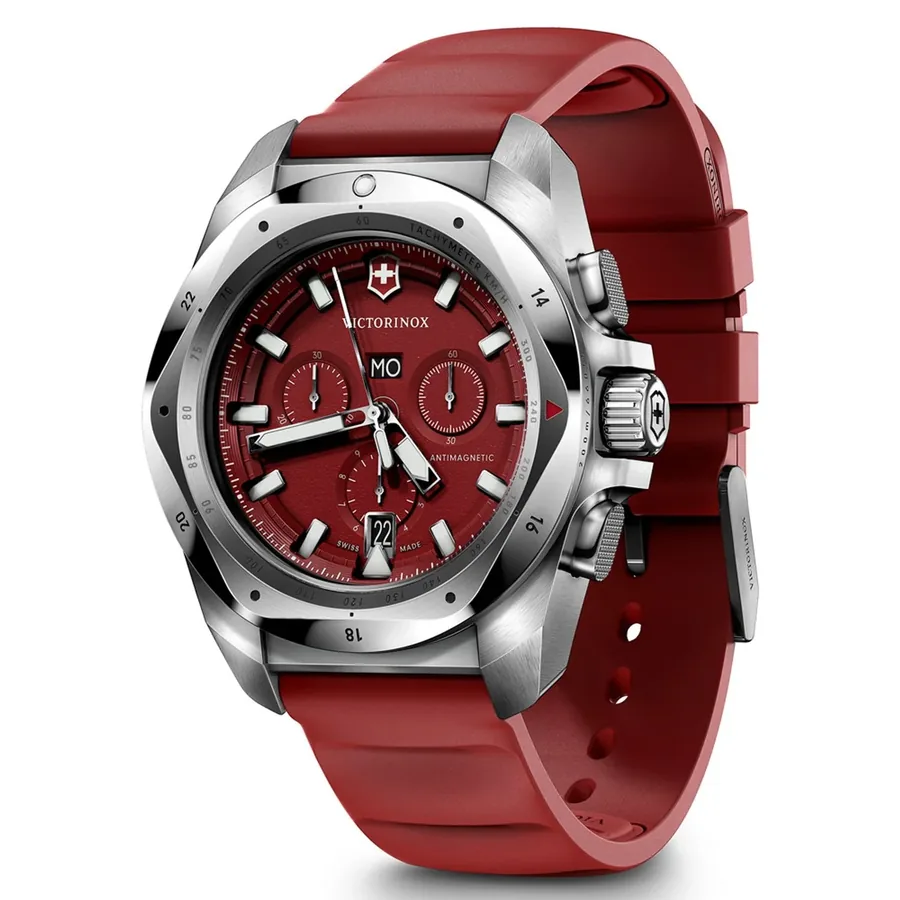 Victorinox I.N.O.X. 43mm Chronograph Red Dial, view 2