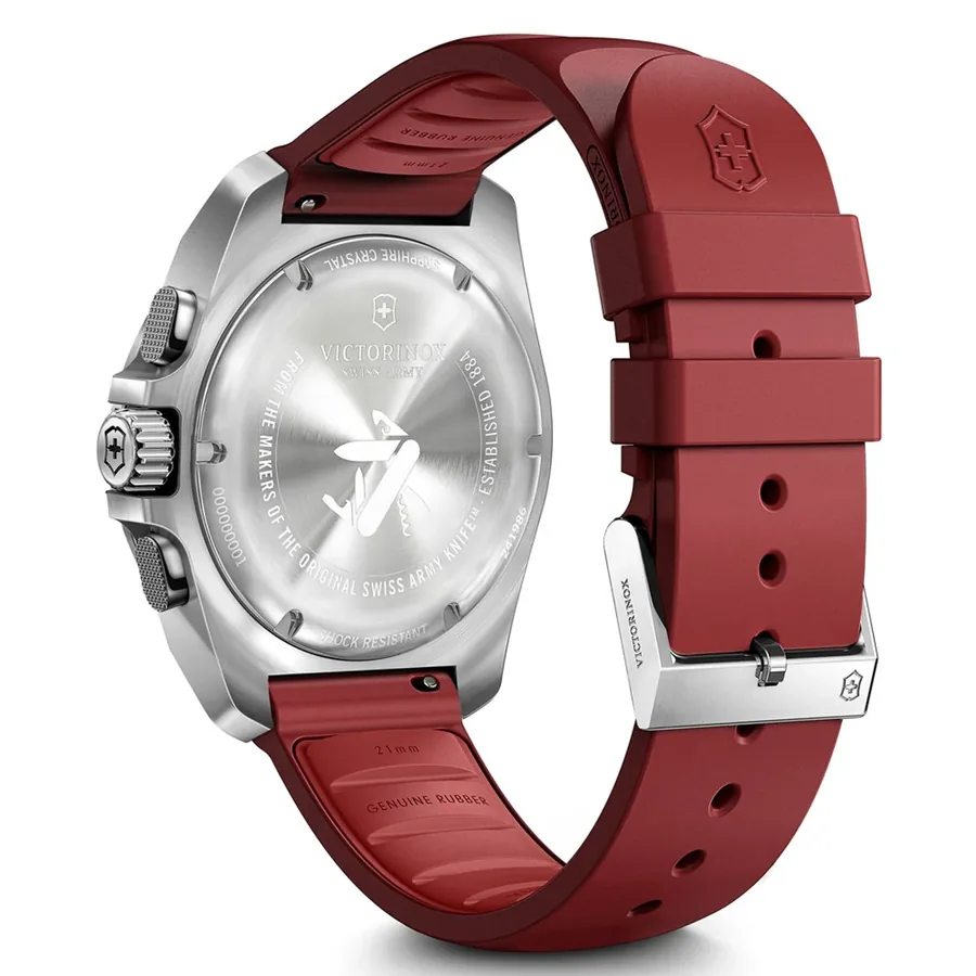 Victorinox I.N.O.X. 43mm Chronograph Red Dial, view 3
