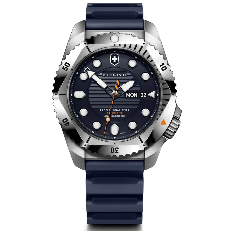 Victorinox I.N.O.X. Dive Pro 43mm Automatic Blue Dial, front view
