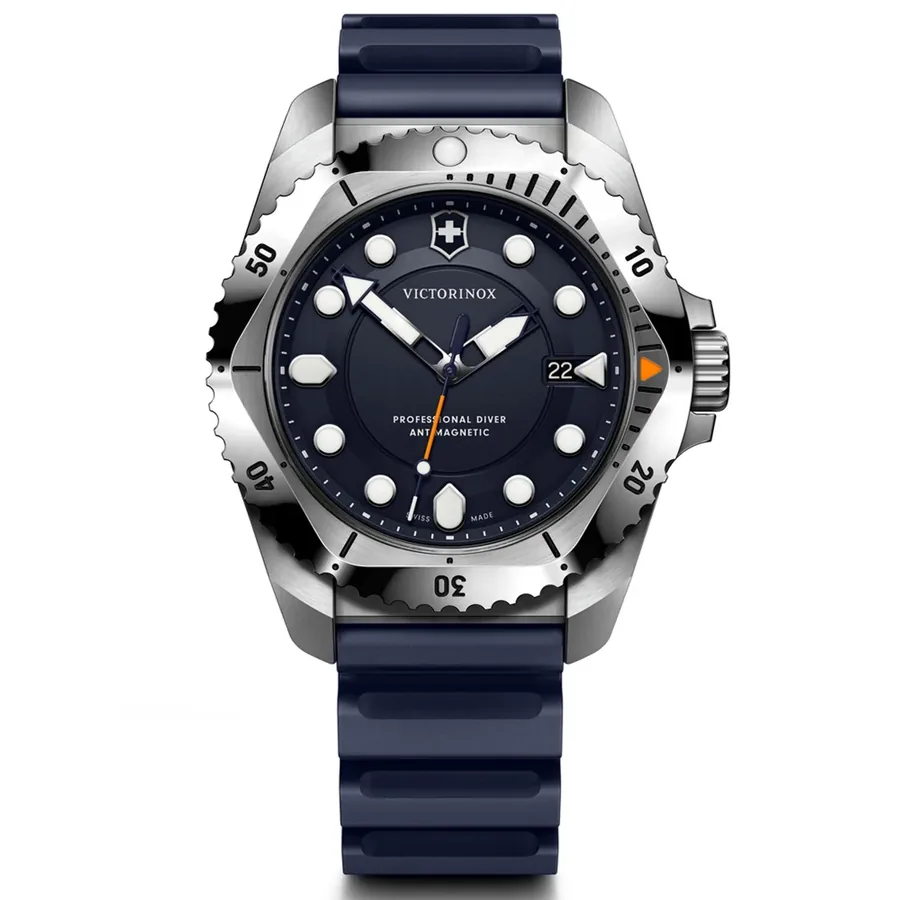 Victorinox I.N.O.X. Dive Pro 43mm Blue Dial, front view
