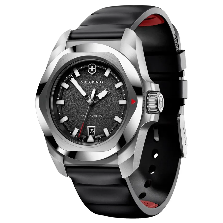Victorinox I.N.O.X. Quartz 41mm Black Dial, view 4