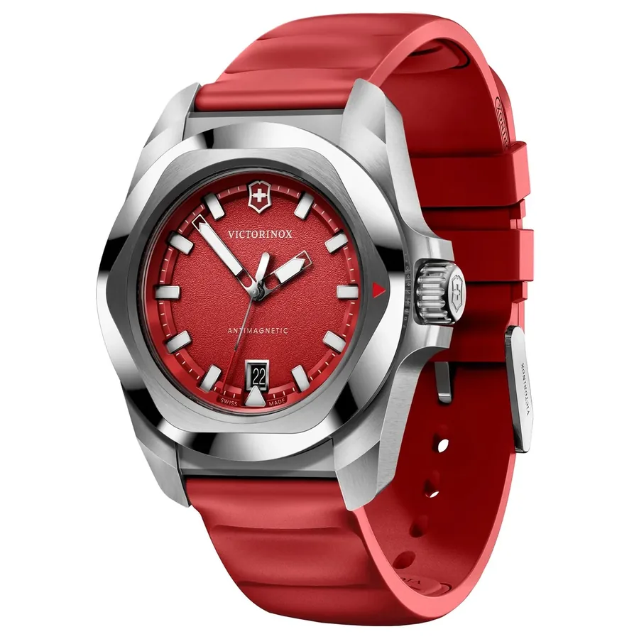 Victorinox I.N.O.X. Quartz 41mm Red Dial, view 4