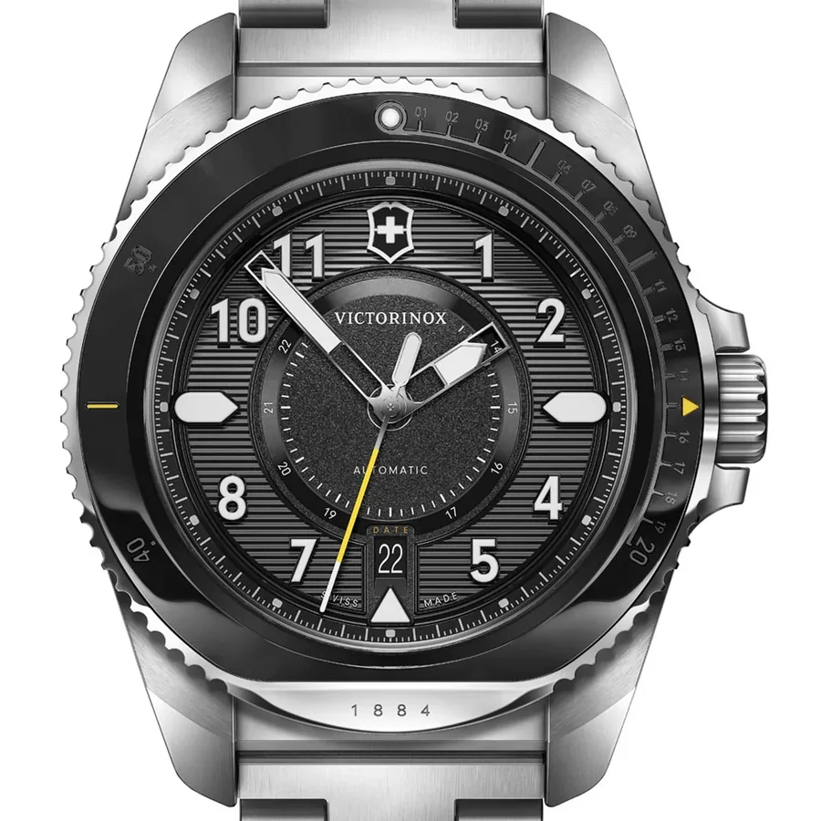 Victorinox Journey 1884 43mm Automatic Black Dial, view 2