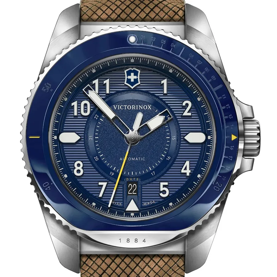 Victorinox Journey 1884 43mm Automatic Blue Dial, view 2