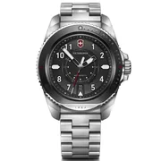 Black dial / Silver-tone