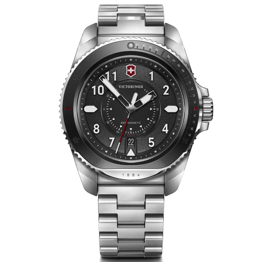 Victorinox Journey 1884 43mm Black Dial, Ref. 242009, front view