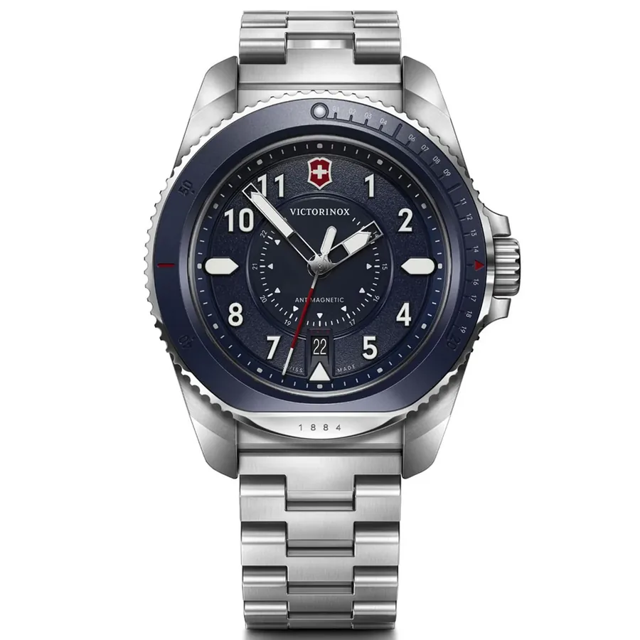 Victorinox Journey 1884 43mm Blue Dial, Ref. 241978, front view
