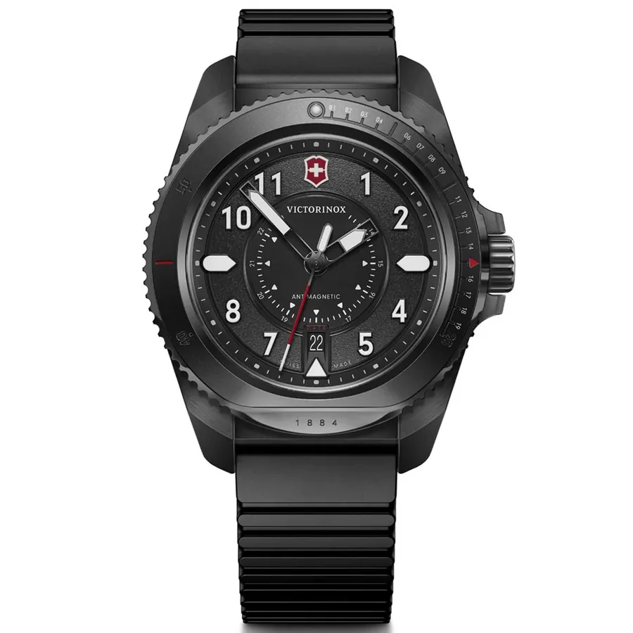 Victorinox Journey 1884 43mm Black Dial, Ref. 241982, front view