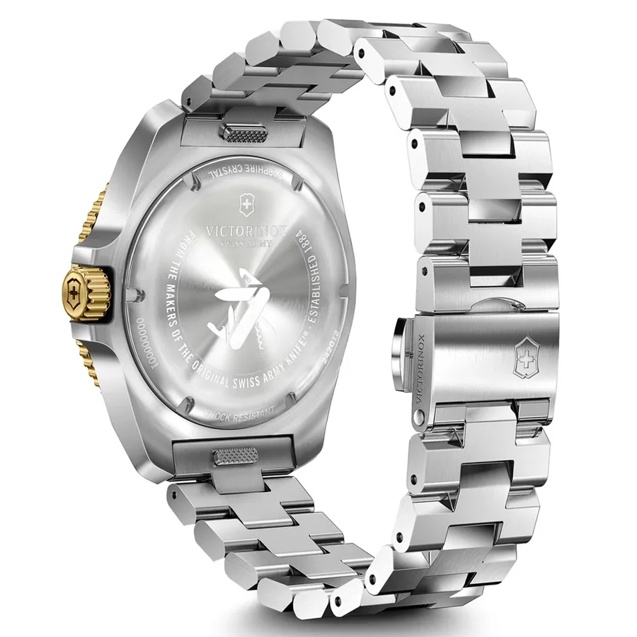 Victorinox Journey 43mm Green Dial, Silver-Tone Stainless Steel Bracelet, Ref. 242012, view 3