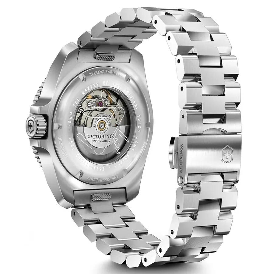 Victorinox Journey 43mm Green Dial, Silver-Tone Stainless Steel Bracelet, Ref. 242015, view 3