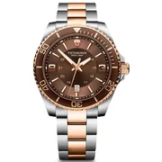Brown dial / Silver-tone