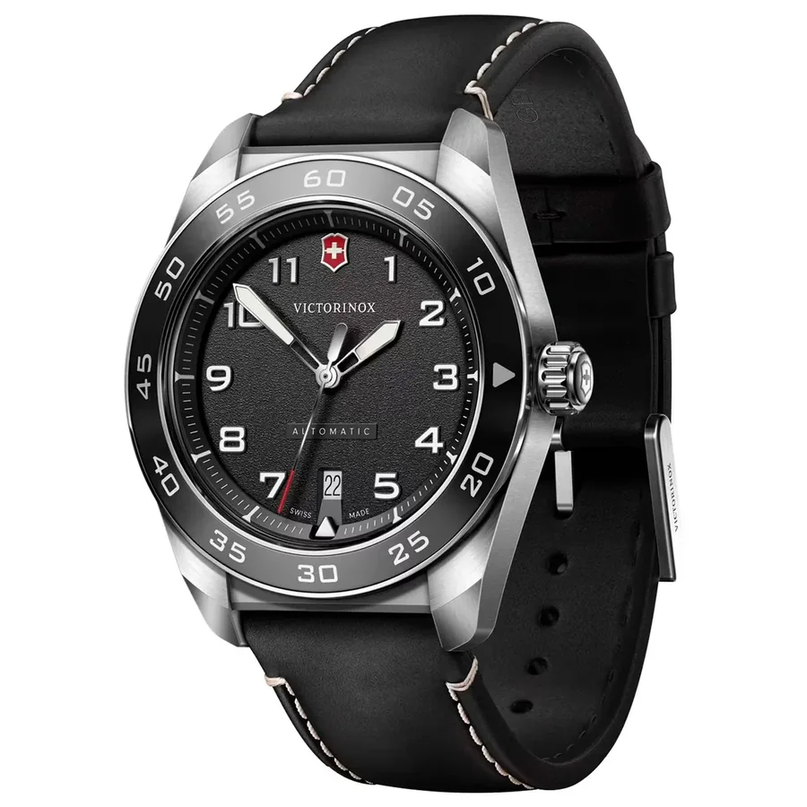 Victorinox Swiss Army 42mm Automatic Black Dial, view 4