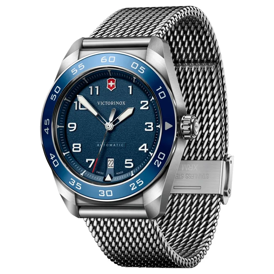 Victorinox Swiss Army 42mm Automatic Blue Dial, view 4